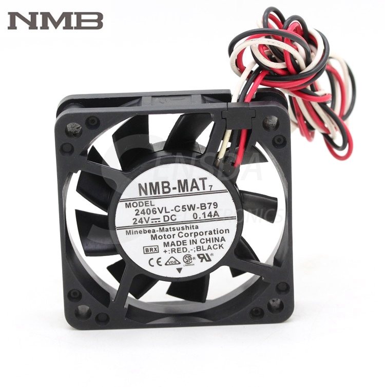 NMB 2406VL-C5W-B79 6015 60mm DC 24V 0.14A cooling fan â 99GO